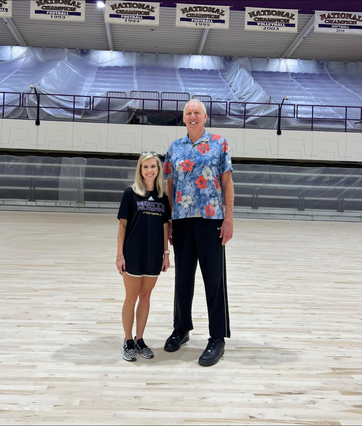 Dye with Bill Walton